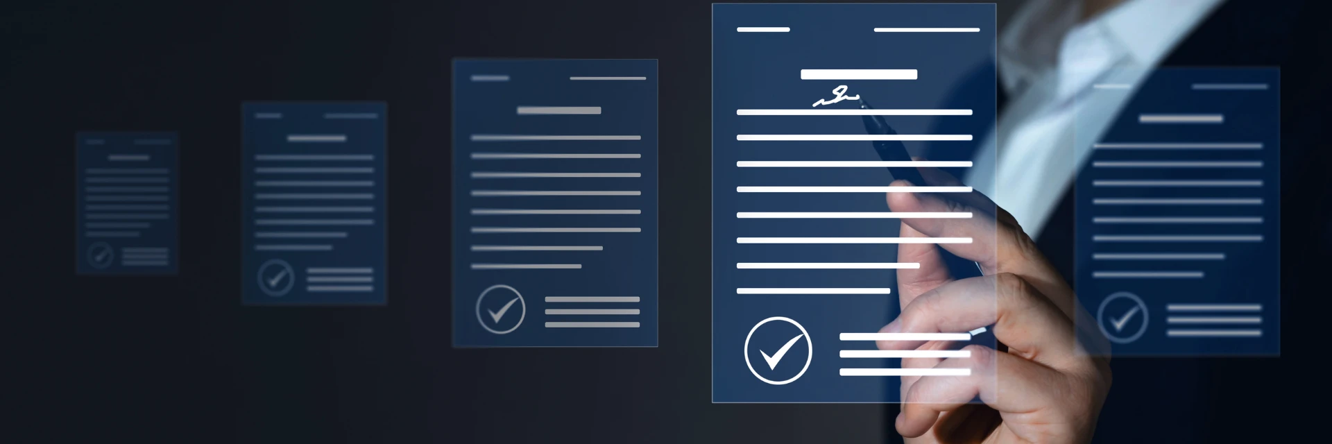 Digital signature contract of stay (