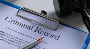 Official criminal record certificate used for an Italian citizenship application